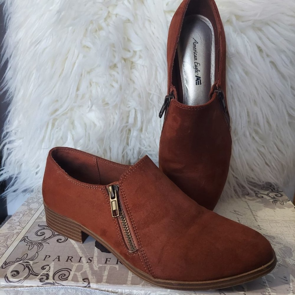American Eagle  -  Women's Dara Cognac Ankle Boots